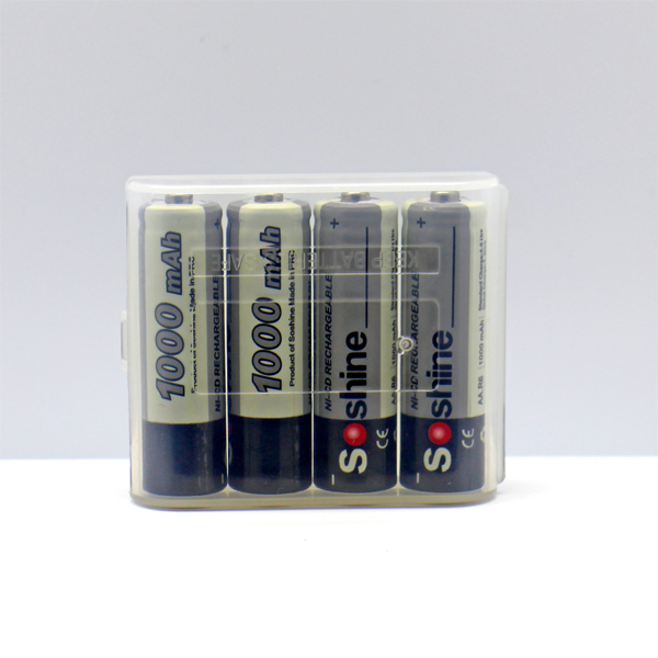 Soshine 1.2V Ni-Cd Rechargeable AA/Mignon 1000mAh batteries