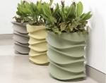Modern Fiberglass Flower Pots For Indoor Outdoor Home Garden Decoration