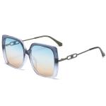 Customizable Box Round Face Sunglasses Metal Injection Frame For Women