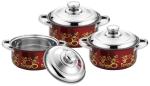 6 pcs kitchen cookware set &cookwere set stainless steel & 16/18/20cm colorful