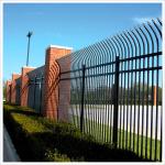 Black RAL Color Wrought Iron Garden Fence 2400mmL X 2100mmH