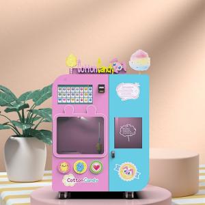 Wholesale 220V CE Automatic Cotton Candy Vending Machine 1750mm Credit Card Payment from china suppliers