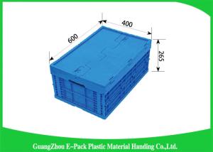 Wholesale Virgin PP Plastic Folding Crate , Collapsible Plastic Storage Bins ForTransport Turnover Storage from china suppliers