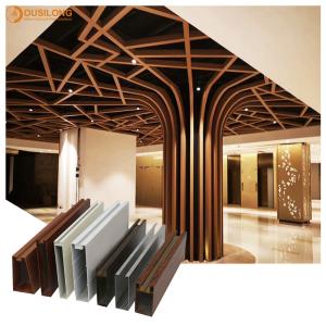 Wholesale Elegant Suspended Strip Metal False Ceiling Drop in Square Tube For Gym from china suppliers