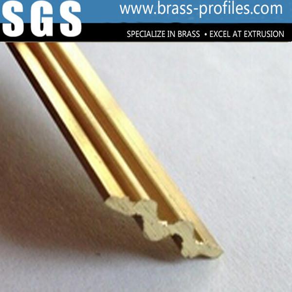 Quality Antislip Brass Stair Nosing for Decking Brass Antislip Stair Strip for sale