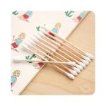 Lightweight Medical Cotton Swabs Wooden Stick Convenient Anti Bacterial