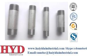 Wholesale Galvanized black carbon steel nipple China factory from china suppliers