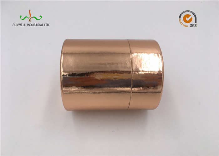 Brown Color Custom Cardboard Tube Packaging Paper Cylinder Box SGS ISO RoHs