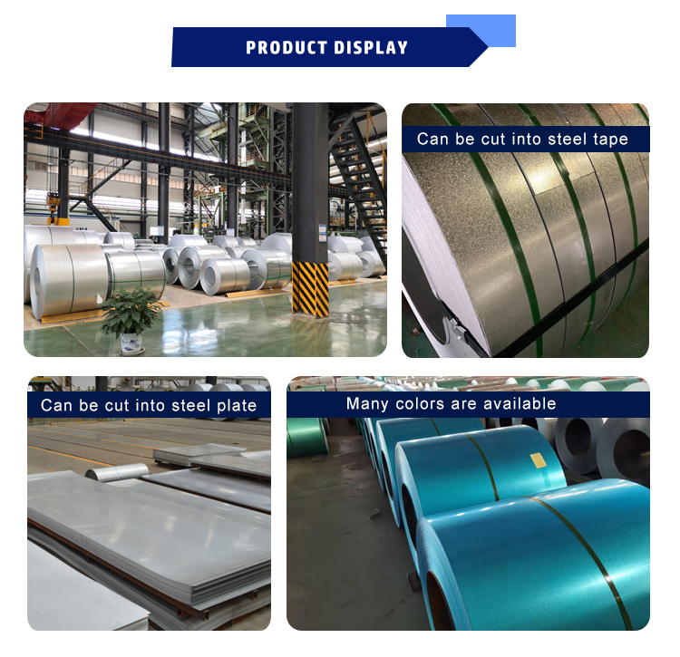 Hot Dip Galvanized Steel Sheet Smooth Surface Processing Service DX51D Z275 AZ150 Galvalume Steel Coil