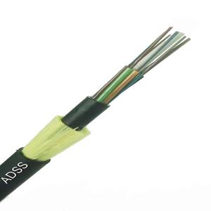 Wholesale All Dieletric FRP Strength 12 24 48 Cores Singlemode Outdoor ADSS Optical Fiber Cable from china suppliers