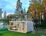 Cement Fibrolite Wall Light Gauge Steel 15m2 Polish Prefab Micro House