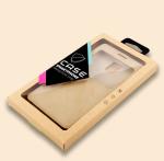 Kraft Corrugated Boxes Retail Mobile Phone Case Packaging Display Embossing