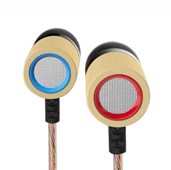 Hybrid Balance Armature Dynamic Bamboo Wood Wired Headphone KZ ED7 3.5mm In Ear