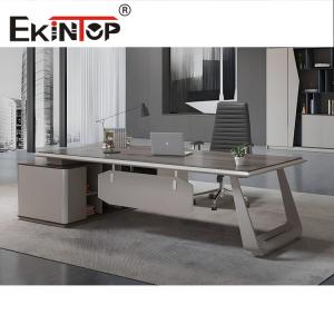 Wholesale Office Furniture Office Wooden Desk L Shaped Black White Red Optional Color from china suppliers