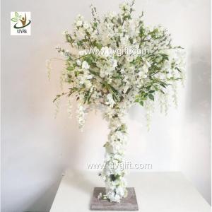 Wholesale UVG 4ft Tall Wedding Centerpieces for Tables Wisteria and Cherry Blossom Artificial from china suppliers