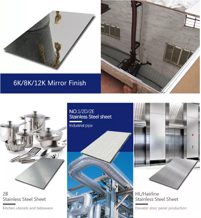 Aisi Astm 201 304 316 Cold Rolled Stainless Steel Plate 3mm Metal Sheet
