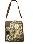 Eco friendly classic design men's nylon strap non woven carry bag