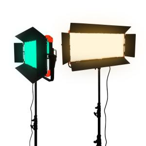 Wholesale Full Metal Rgbw Led Photography Light 200w Television Equipment Cri 95ra For Video Studio Lighting from china suppliers