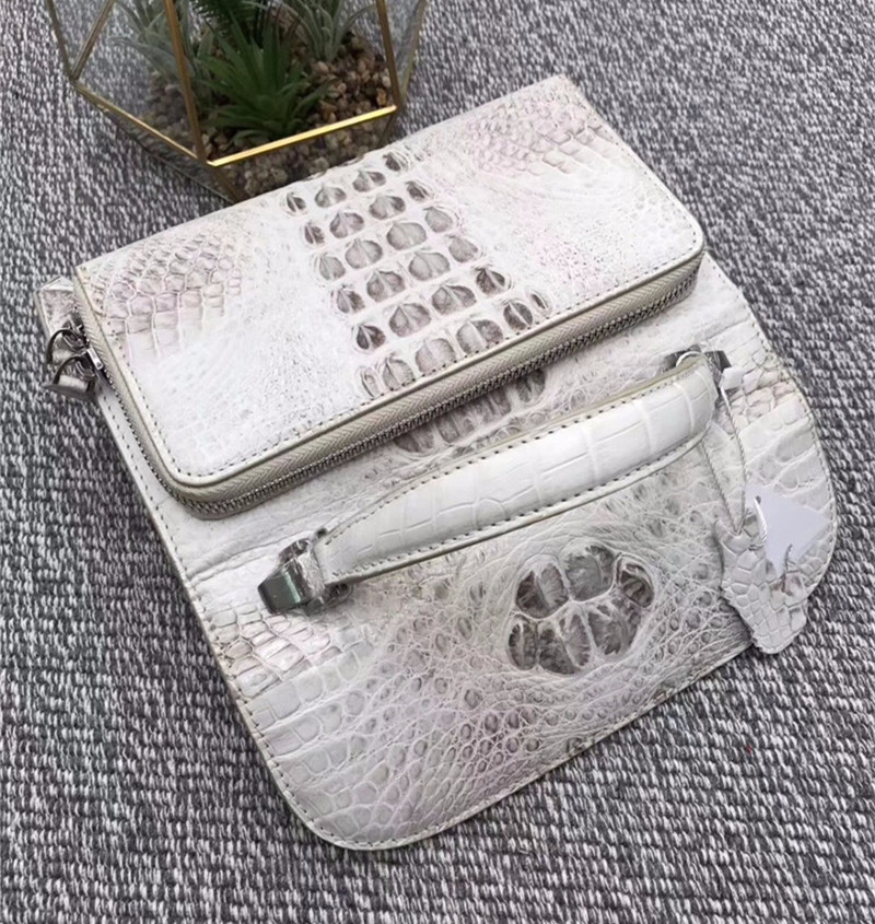 Fashion Genuine Crocodile Leather Women Small Mini Handbag Lady Purse Authentic Alligator Skin Female Cross Shoulder Bag