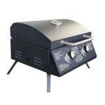 Powder Coated 2 Burners Gas BBQ Grill Propane Rotisserie Roaster Outdoor Oven