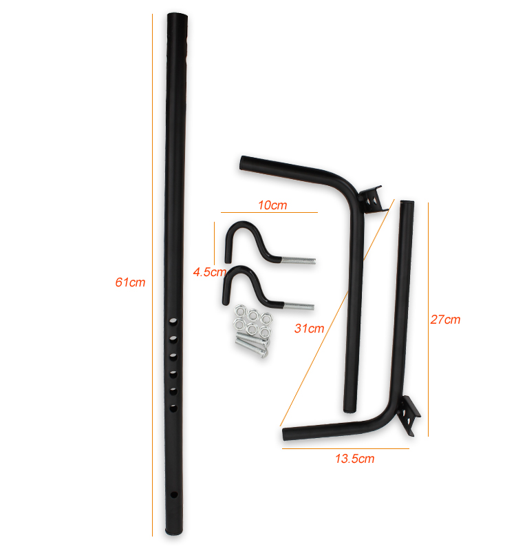 2015 Adjustable arborescence bicycle rear rack repair stand
