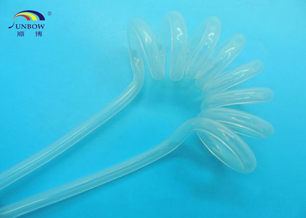 Fluoroplastic Spiral PFA Tube , Plastic Heat Resistant Tubing For Unity PFA