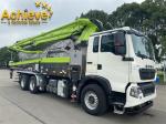 37 Meter Zoomlion Concrete Pump Truck Used Water Tank Putzmeister Pump