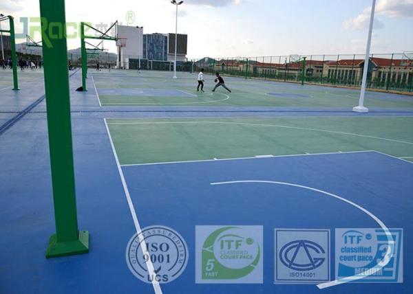 Multifunctional Open Tennis Court Surface Anti Slip Floor Customization