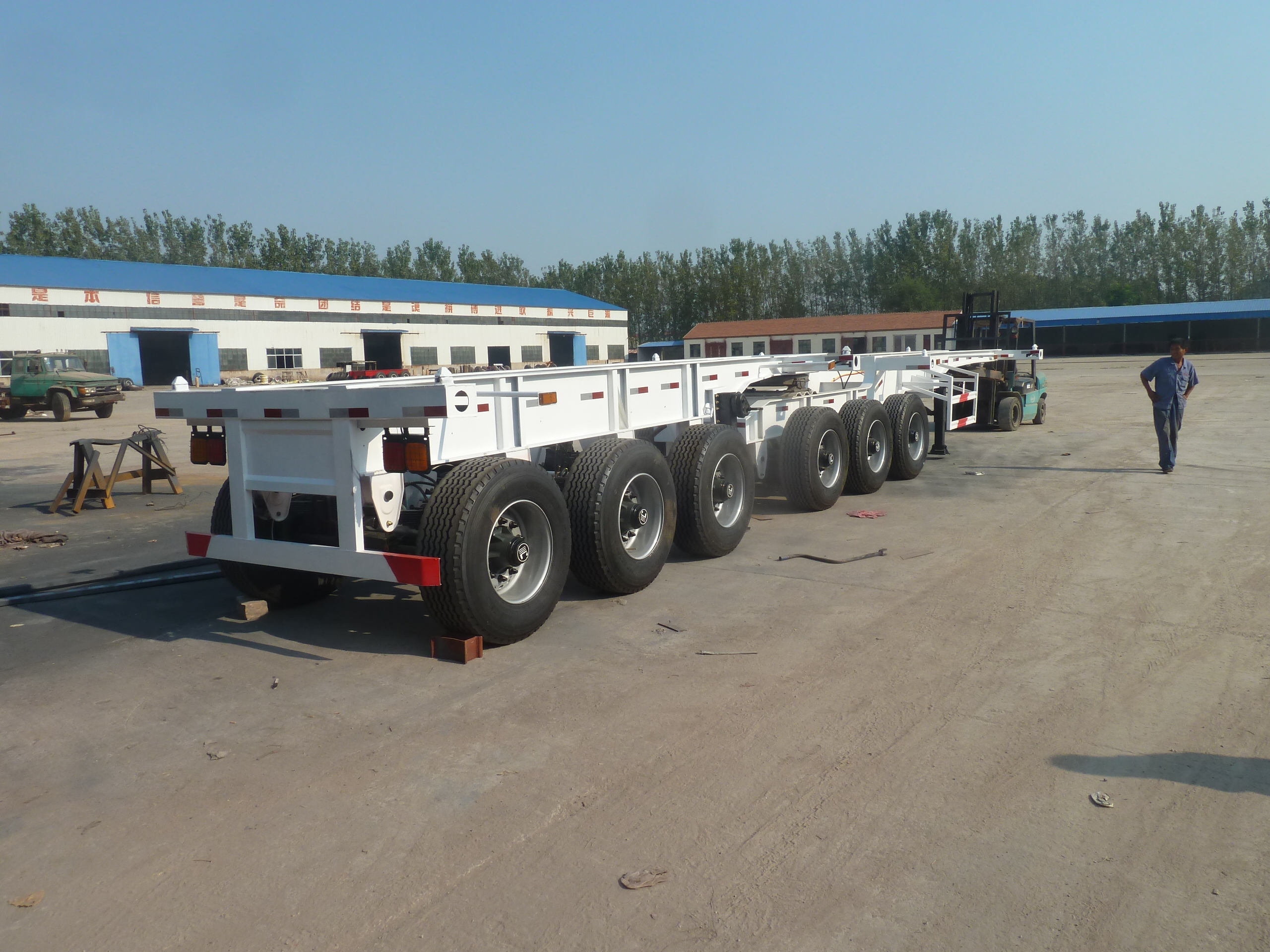 6 Axles Superlink Semi Trailer for Flexible and Versatile Cargo Transport