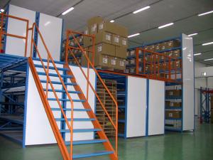 Wholesale Powder Coated Multi Tier Mezzanine Rack Industrial Shelving For Warehouse from china suppliers