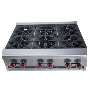 Wholesale Silver Industrial Countertop Gas Burner for Easy Operation in Restaurant Kitchen Stoves from china suppliers