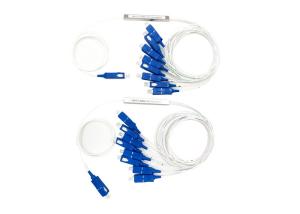 Wholesale 1x8 1x16 1x32 SC UPC Fiber Optic PLC Splitter Mini Steel Type Green PLC Fiber Splitter from china suppliers