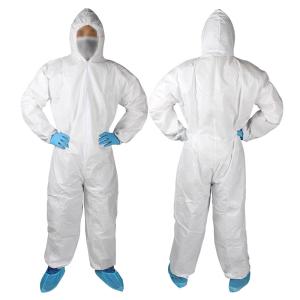 Wholesale White Plastic Safety All In One Ppe Protective Medical Suit from china suppliers