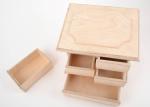 Cosmetics Packaging Wooden Storage Box , Handmade Natural Solid Wood Gift Box