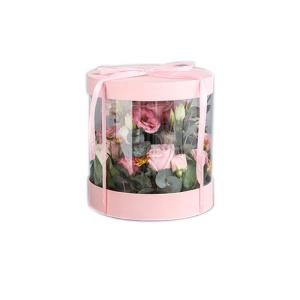 Wholesale 1200g Floral Cardboard Round Flower Boxes UV Coating from china suppliers