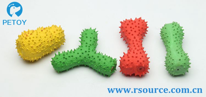 Spiky Latex fetch dog toys for sale dog toys and bones cheap small dog toys