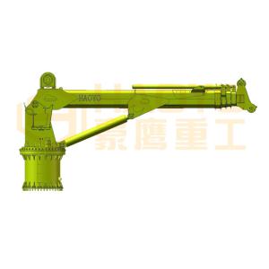 Wholesale Small Boat Telescopic Marine Davit Crane for sale Marine Ship Deck Crane from china suppliers