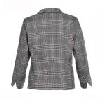 Multi Stripe Ladies Formal Blazers , Long Sleeve Meeting Wear Female Formal Coat