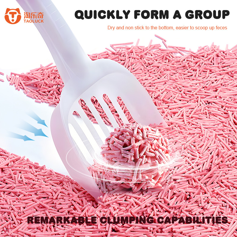 Biodegradable Cat Litter Flushable 1.8mm 2mm Kitty Litter With No Dust