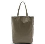 PU leather shoulder bag handbag simple retro long section of women's handbags