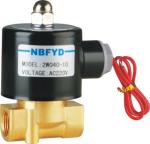 Air Water Oil Gas Medium Brass Solenoid Valve For Gas Heater Burner