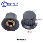 BONENS 4mm 6.35mm 6.4mm Potentiometer Knob Amplifier Knobs KYP25-18-6J KYP16-16