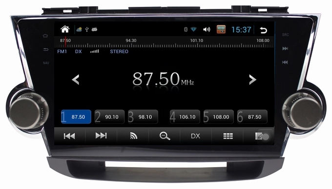Ouchuangbo Toyota Highlander 2009-2011 android 4.2 autoradio DVD GPS stereo navigation system support 4 core MP4 Aux