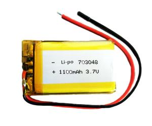 Wholesale 703048 Lithium Ion Battery Emergency Light 1100mAh 3.7 V 33g from china suppliers