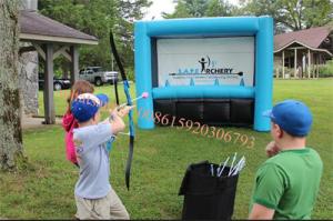 Wholesale Archery Hoverball Interactive Games , Archery Inflatable Game , Inflatable Sports Games from china suppliers