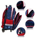 Primary School Trolley Backpacks Boys And Girls Cartoon Printed