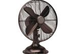 12 inch retro desk fan Metal Grill chrome copper wire 110V metal air cooling