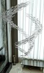 Contemporary Custom Large Hotel Ceiling Decoration Project Handmade Glass