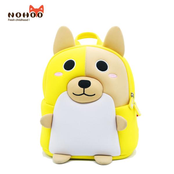 3D Corgi preschool animal backpack made of environmentally and non-toxic