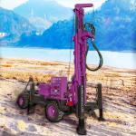Hydraulic Water Well Drilling Machine 200m Deep Trailer Mounted Water Well